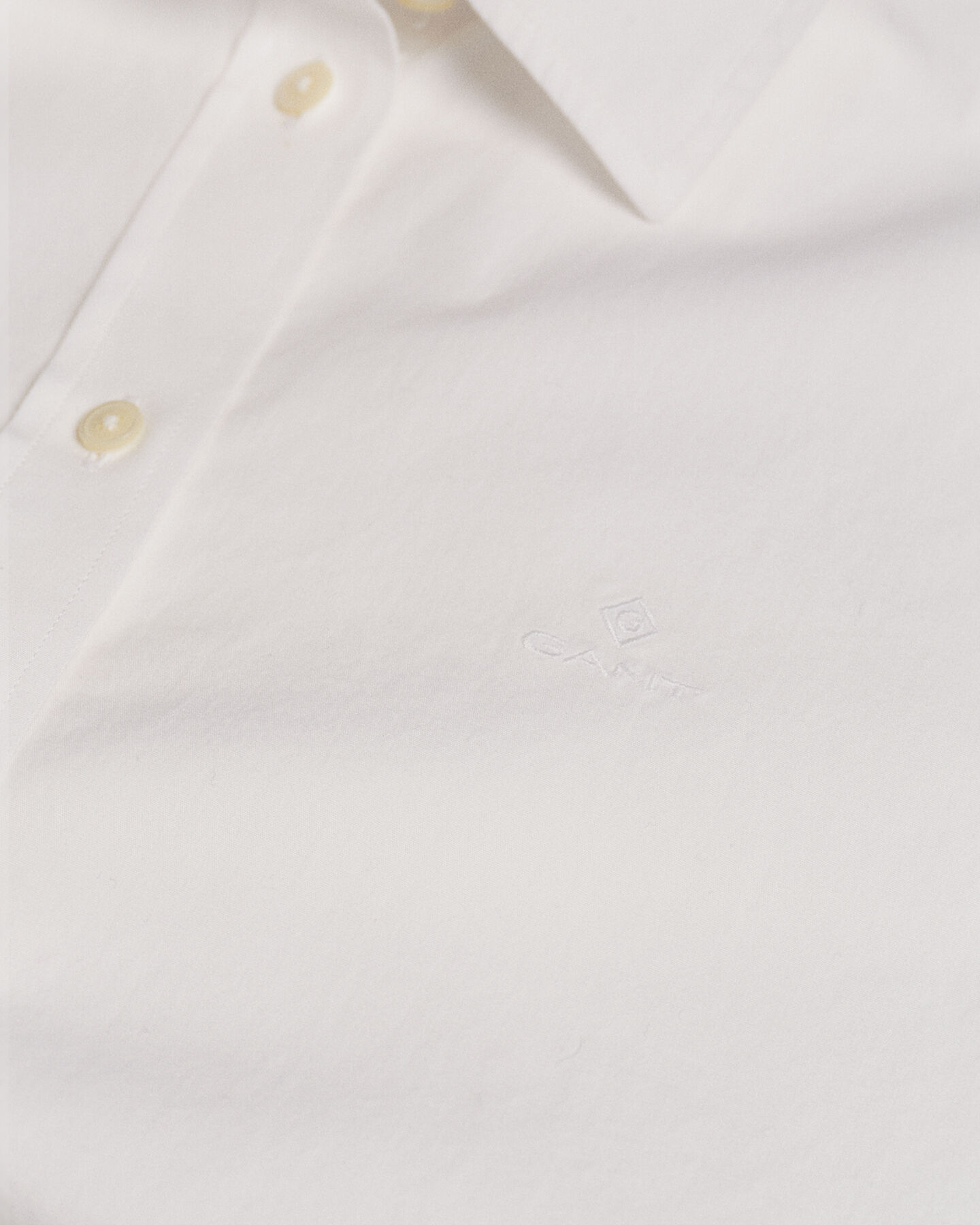 Chemise regular fit en popeline de coton