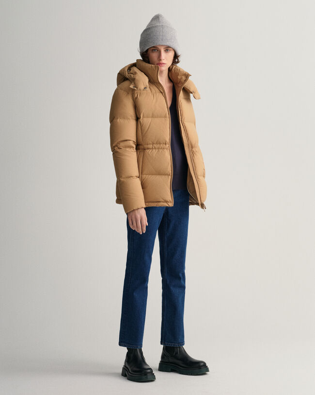 Doudoune mi-longue en duvet
