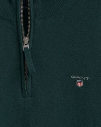 Pull en laine d'agneau ultrafine &agrave; demi-zip