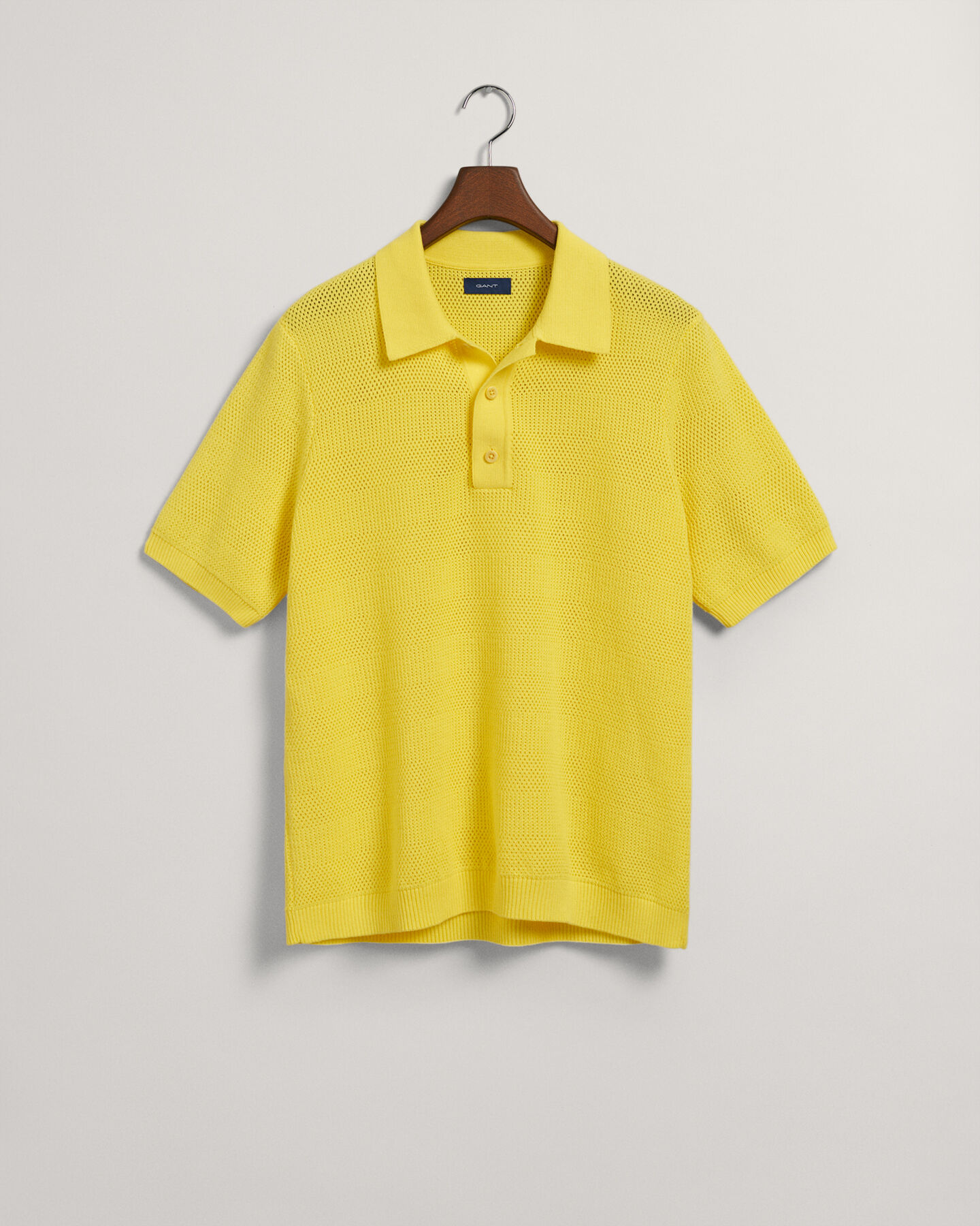 Polo en coton Textured