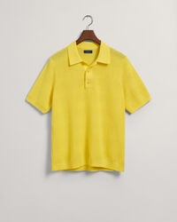 Polo en coton Textured