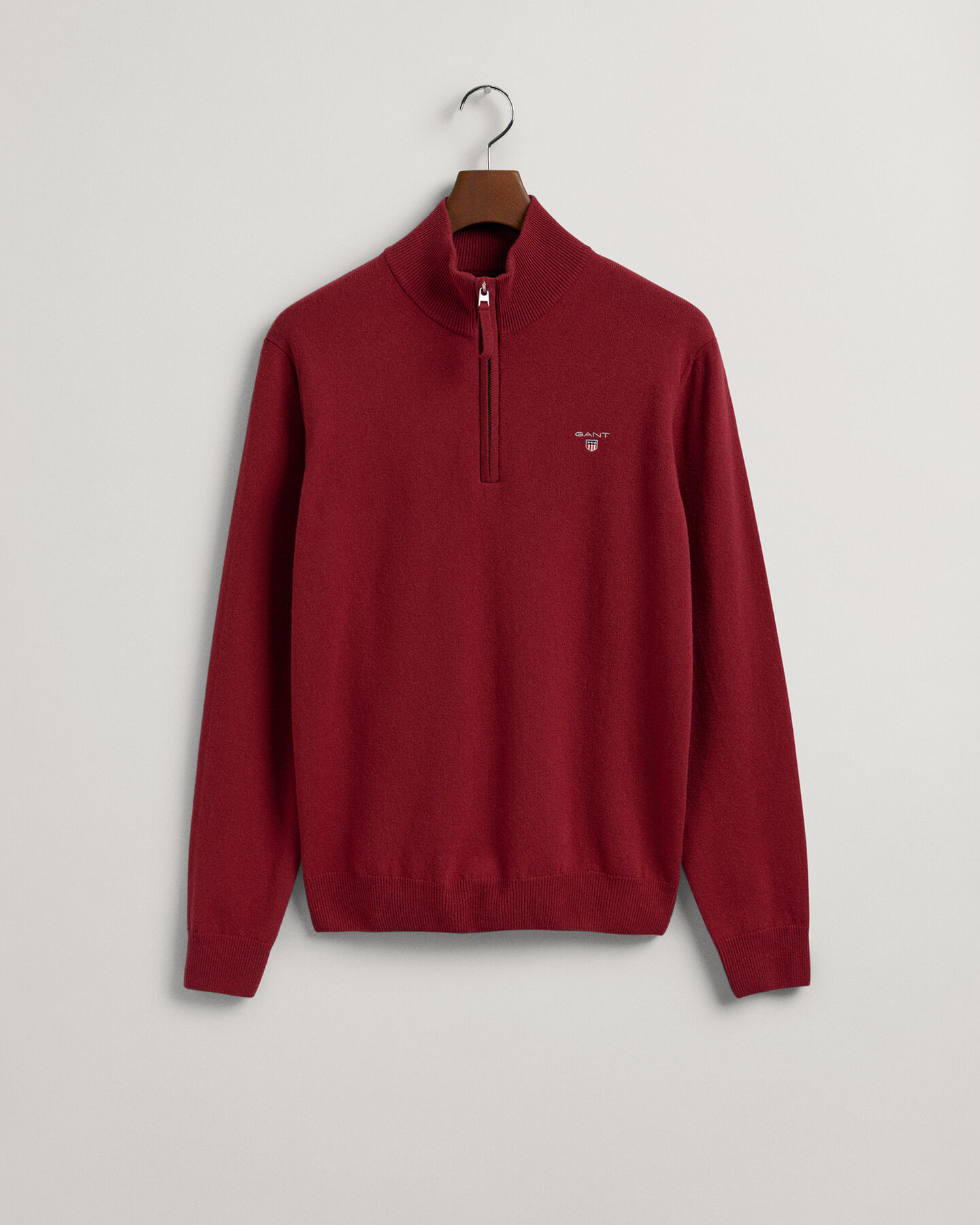 Pull en laine d'agneau ultrafine à demi-zip