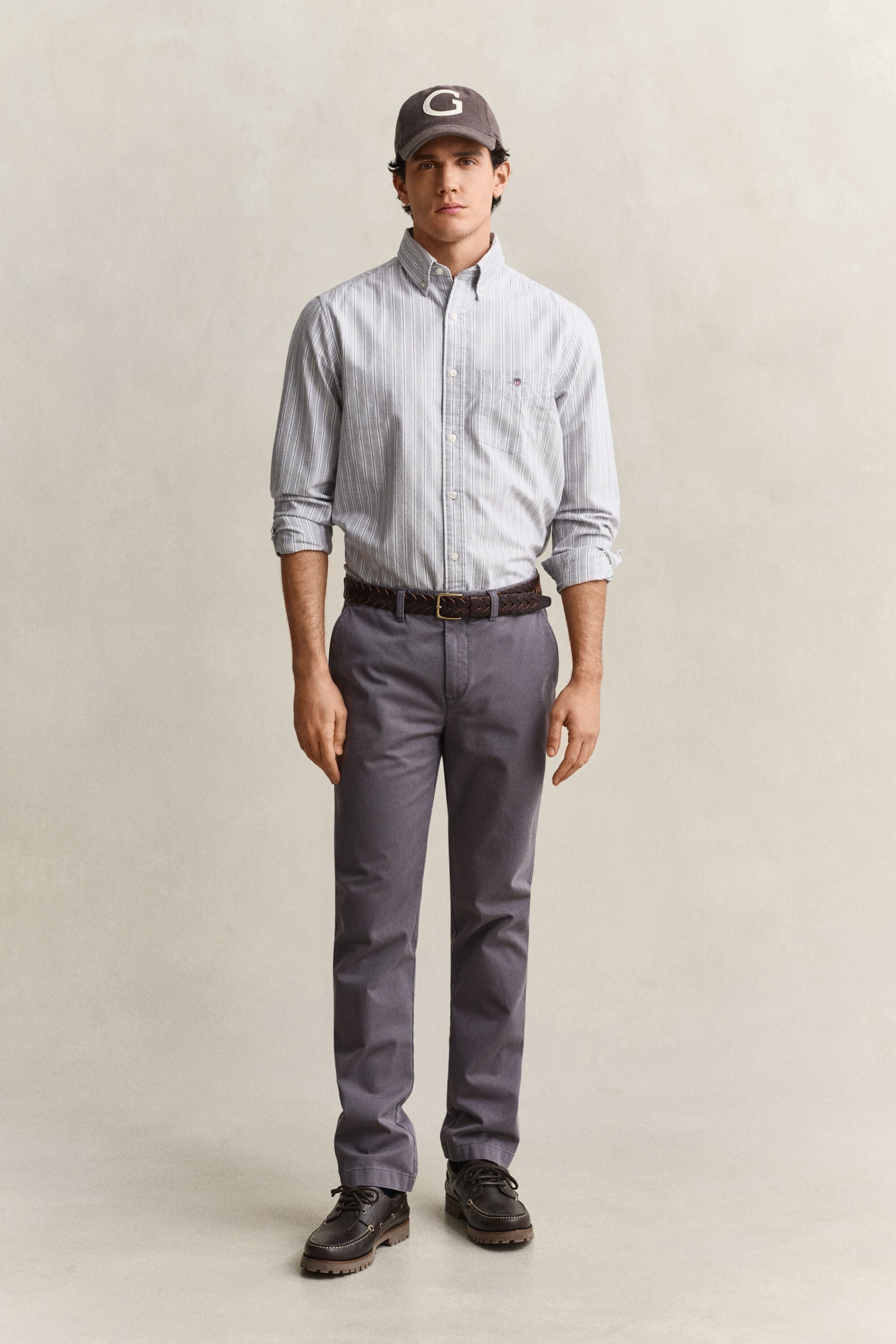 Pantalon chino coupe slim confortable