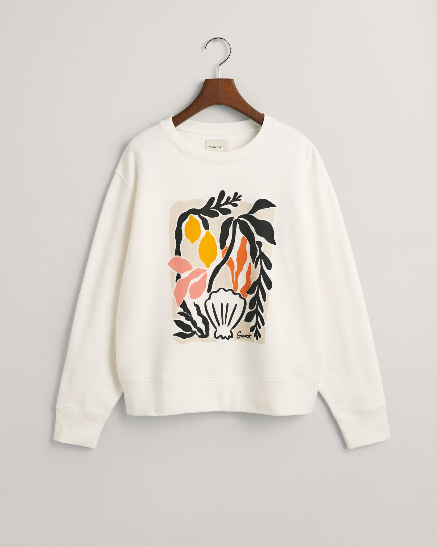 Sweat-shirt ras du cou Palm Print
