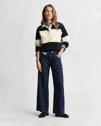 Rugger en piqué texturé à colour-block