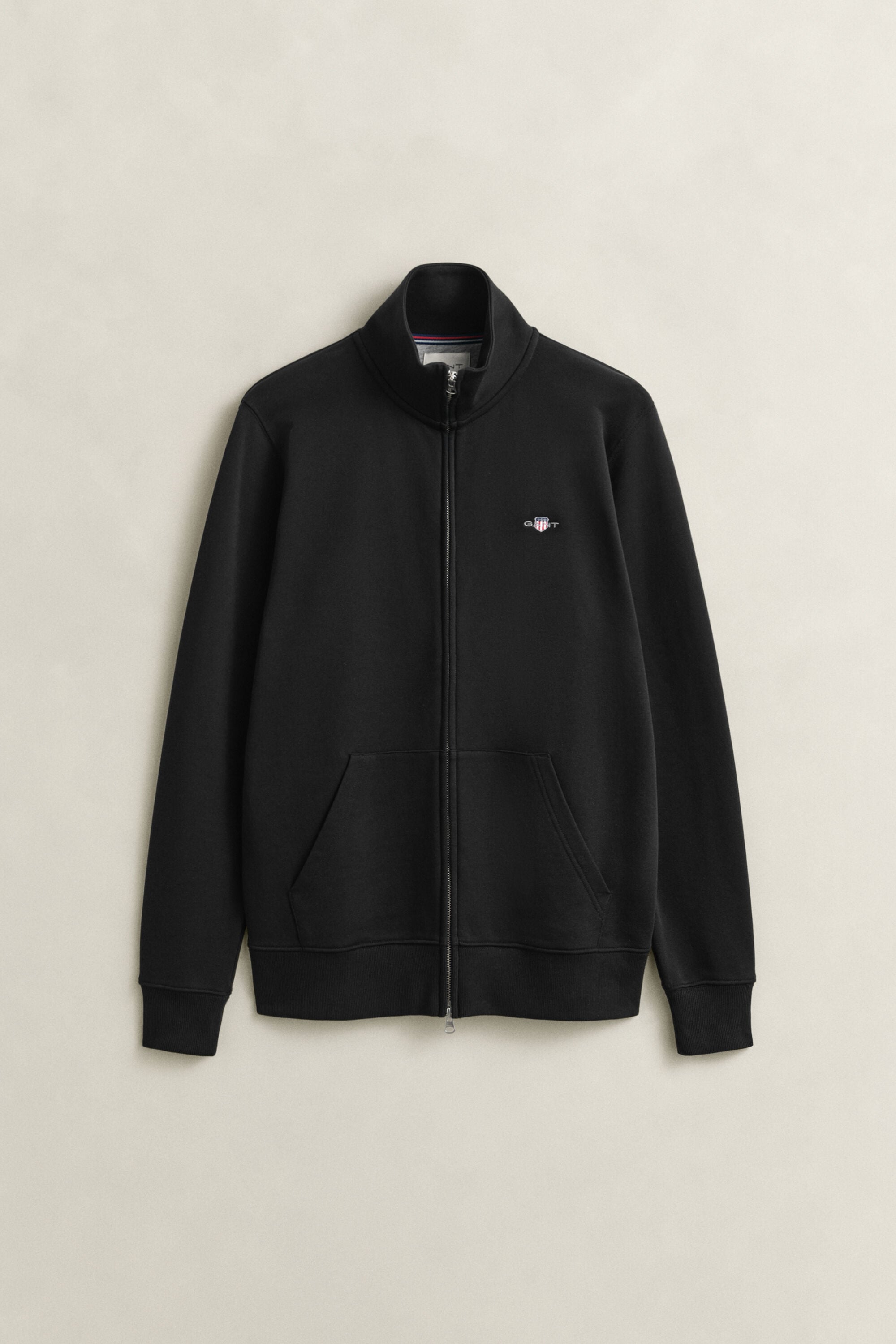 Sweat-shirt zippé avec écusson