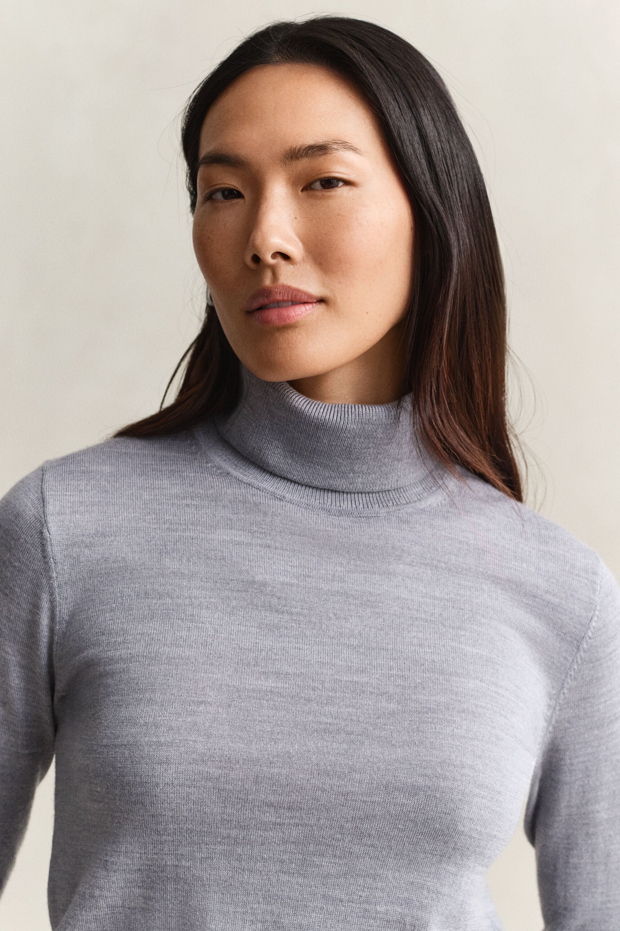 Pull col roulé en laine mérinos extrafine