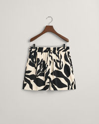 Short relaxed fit Palm Print Pull-On