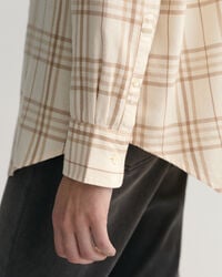 Chemise relaxed fit en flanelle à carreaux