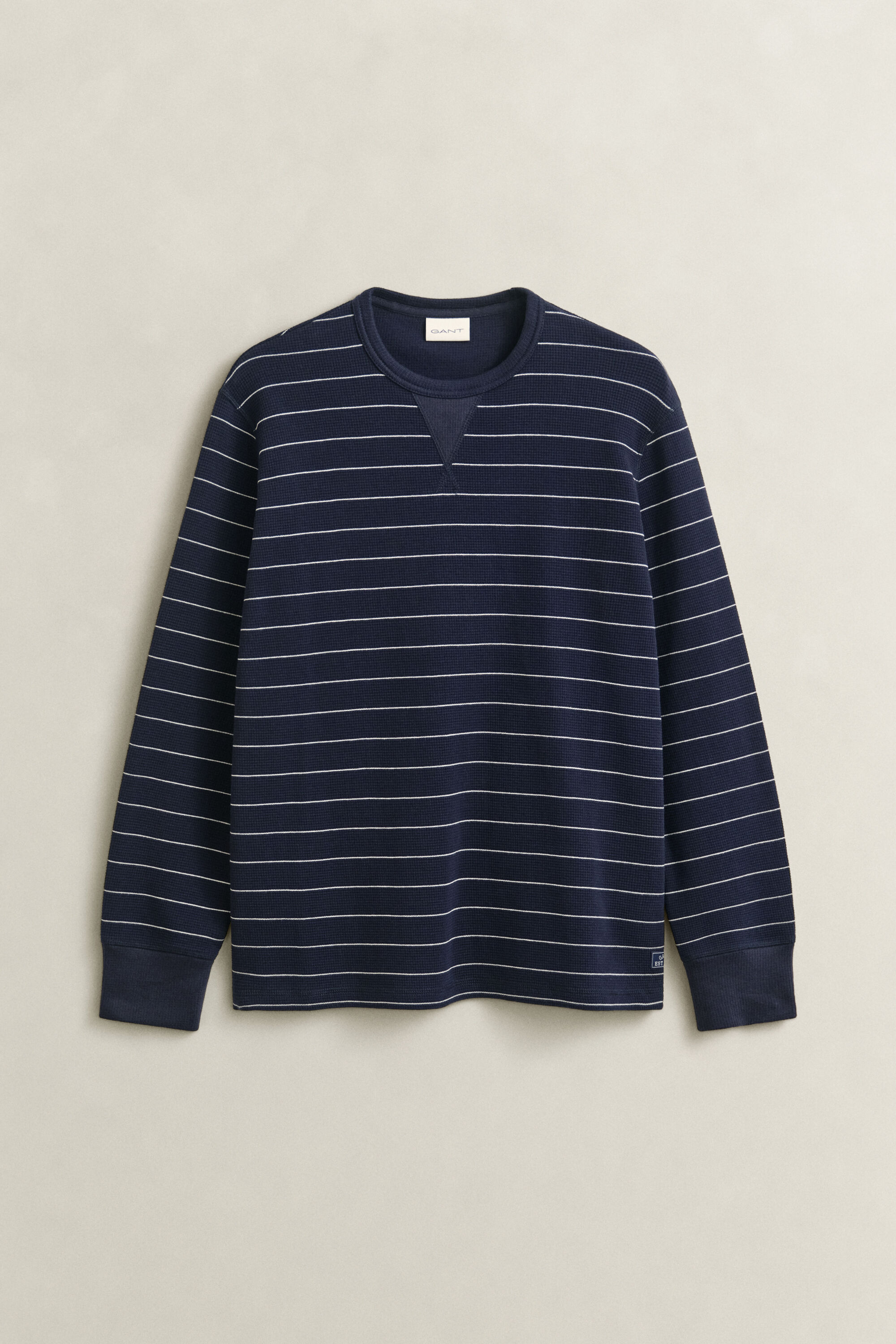 Sweat-shirt texturé à rayures