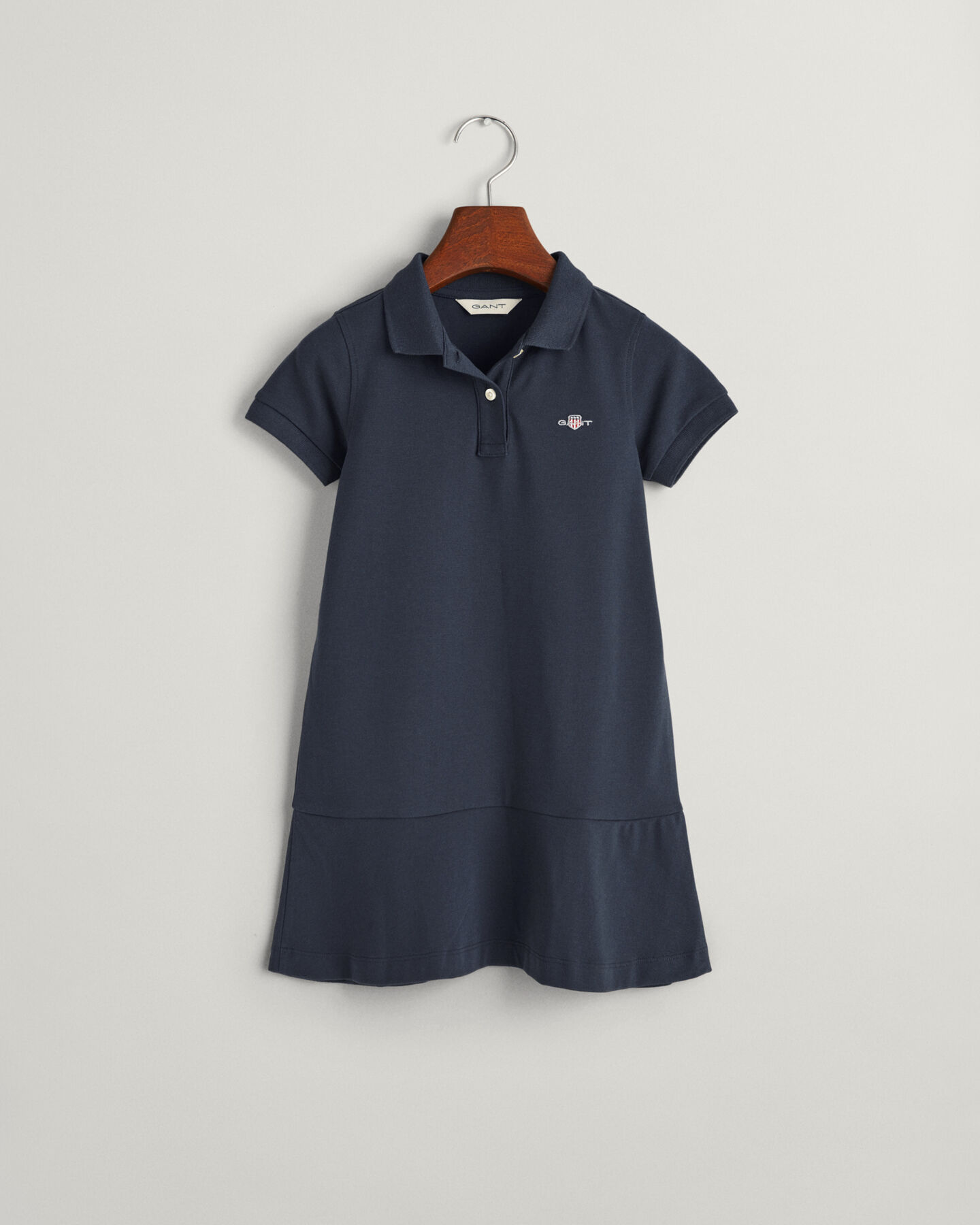 Robe en coton piqu&eacute; &agrave; manches courtes et volants Girls