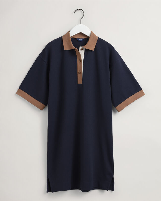 Robe-polo en colour-block