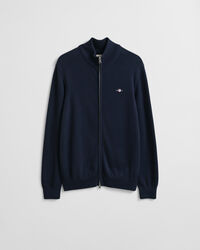 Cardigan zippé en coton décontracté