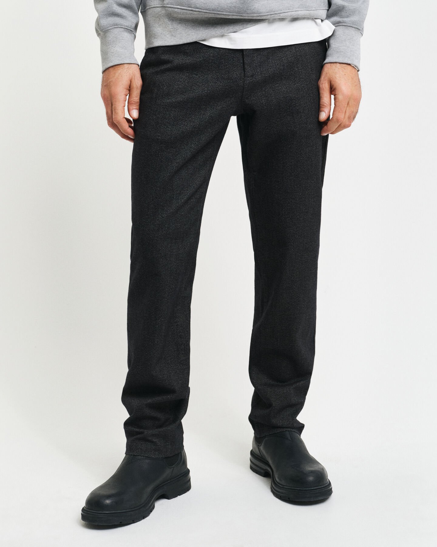 Pantalon slim fit bicolore