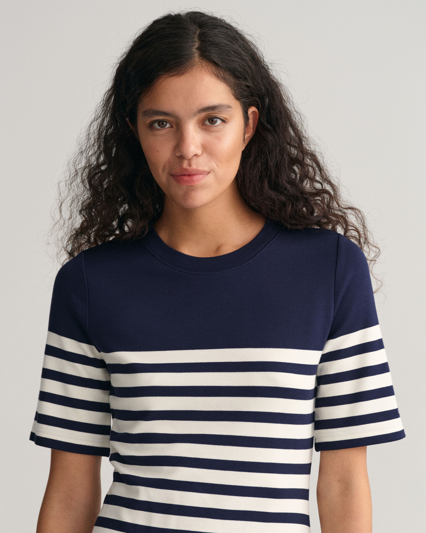 Robe t-shirt &agrave; rayures