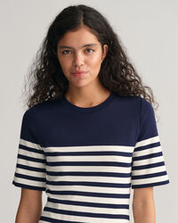 Robe t-shirt &agrave; rayures