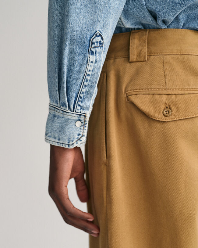 Chemise ultra-ample en denim