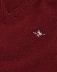 Pull col V en laine d'agneau ultrafine