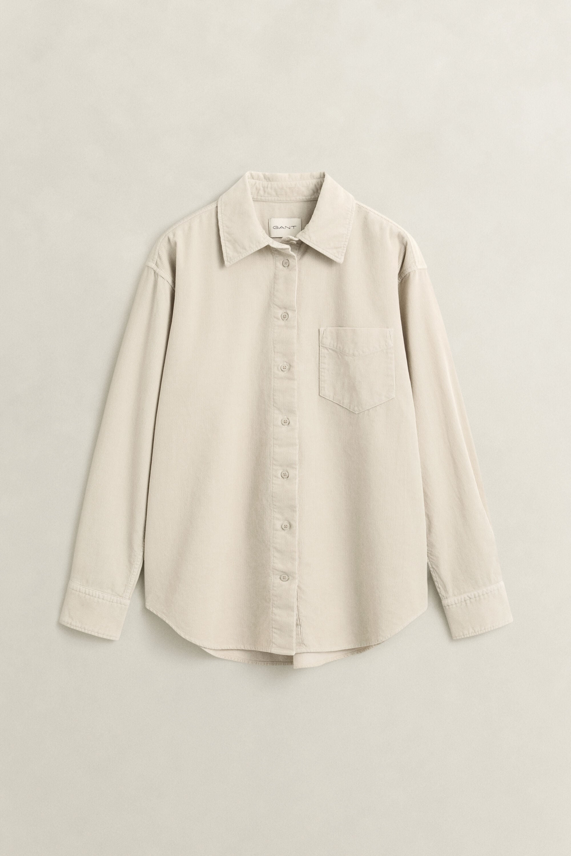 Chemise décontractée en velours côtelé