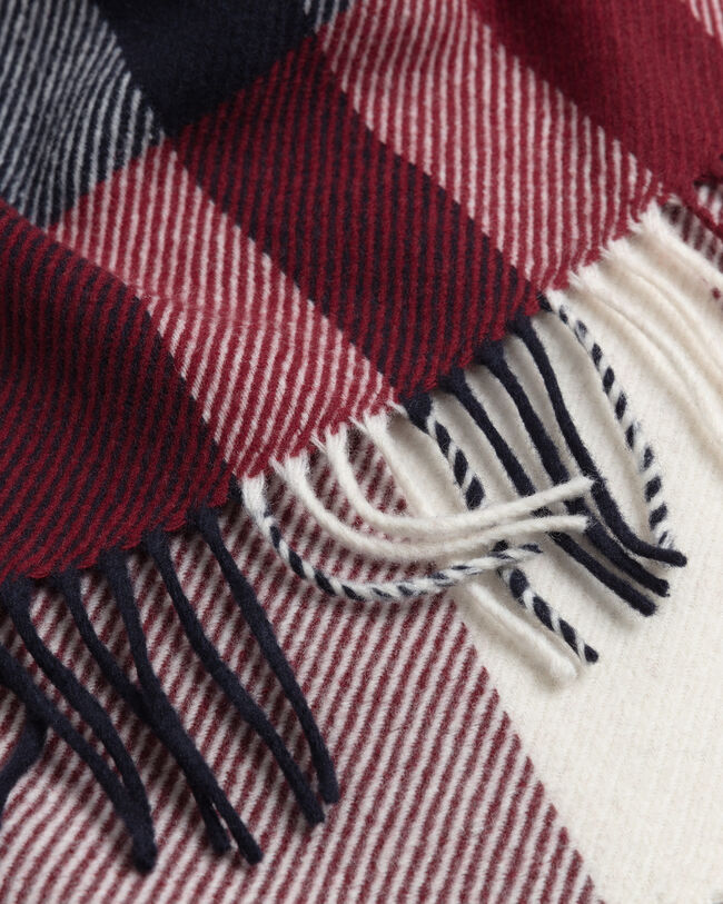 &Eacute;charpe en laine &agrave; carreaux