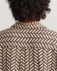 Chemise relaxed fit Geometric