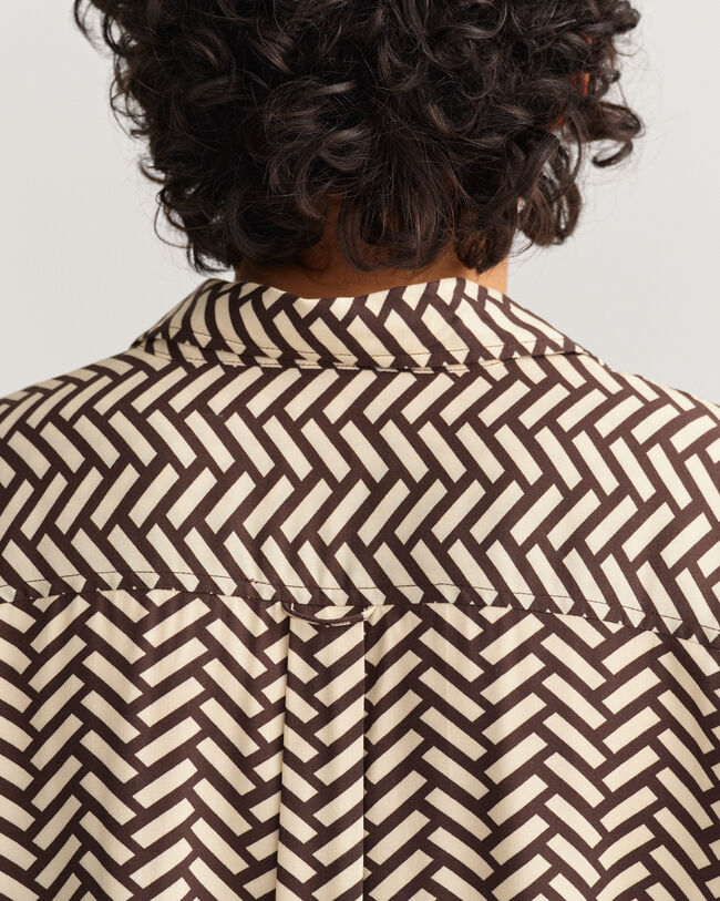Chemise relaxed fit Geometric