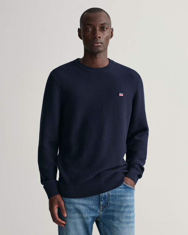 Pull ras du cou léger Texture