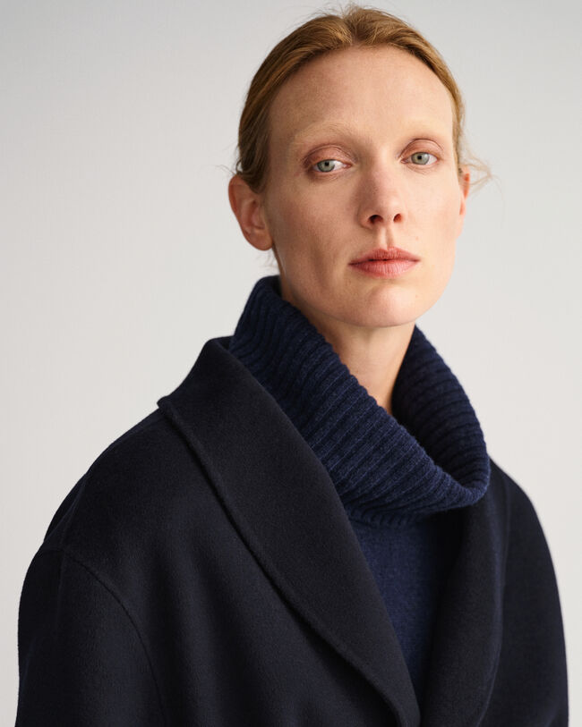 Veste blazer cousue main avec ceinture