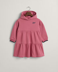 Robe sweat &agrave; capuche avec volants GANT USA Girls