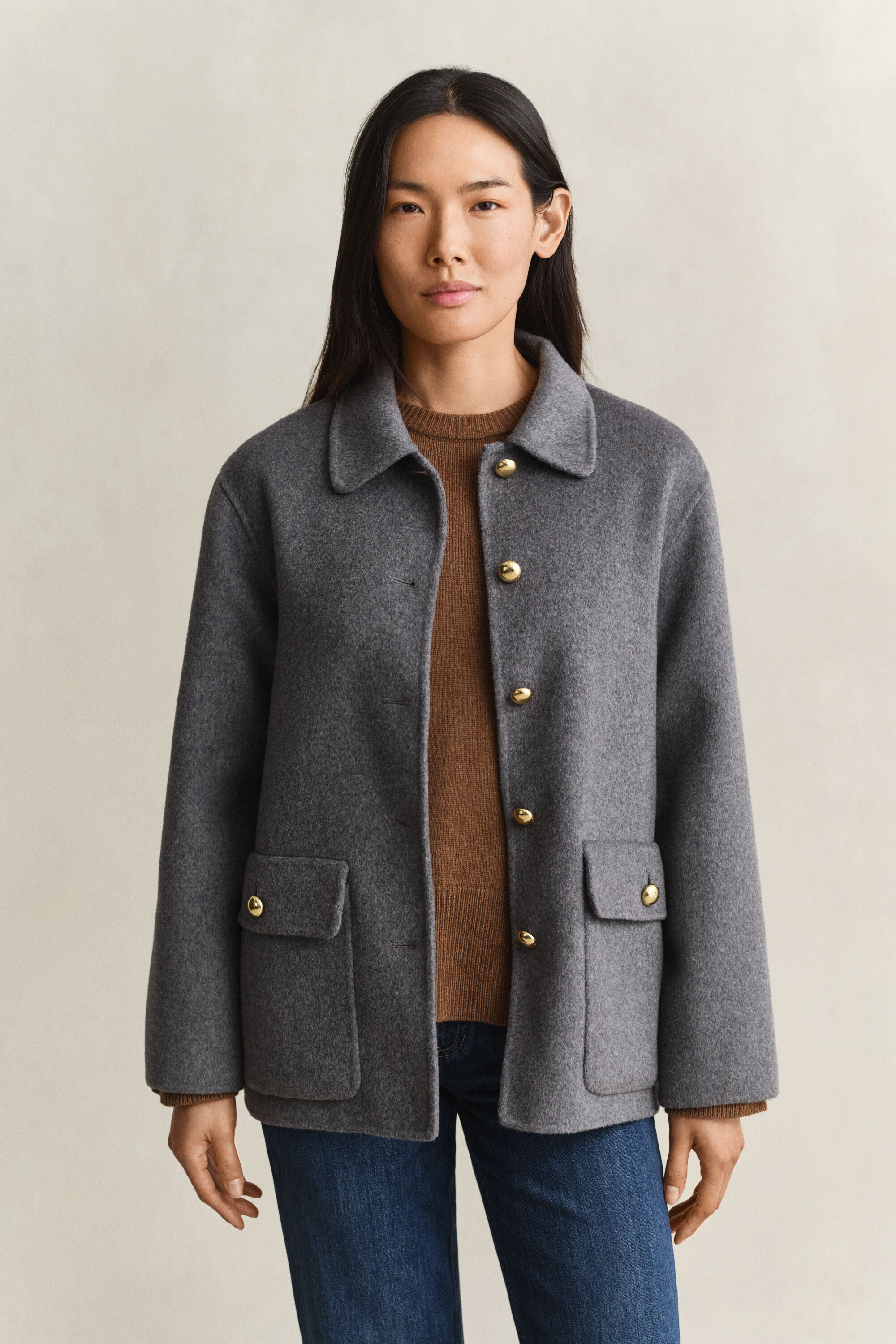 Veste cousue main