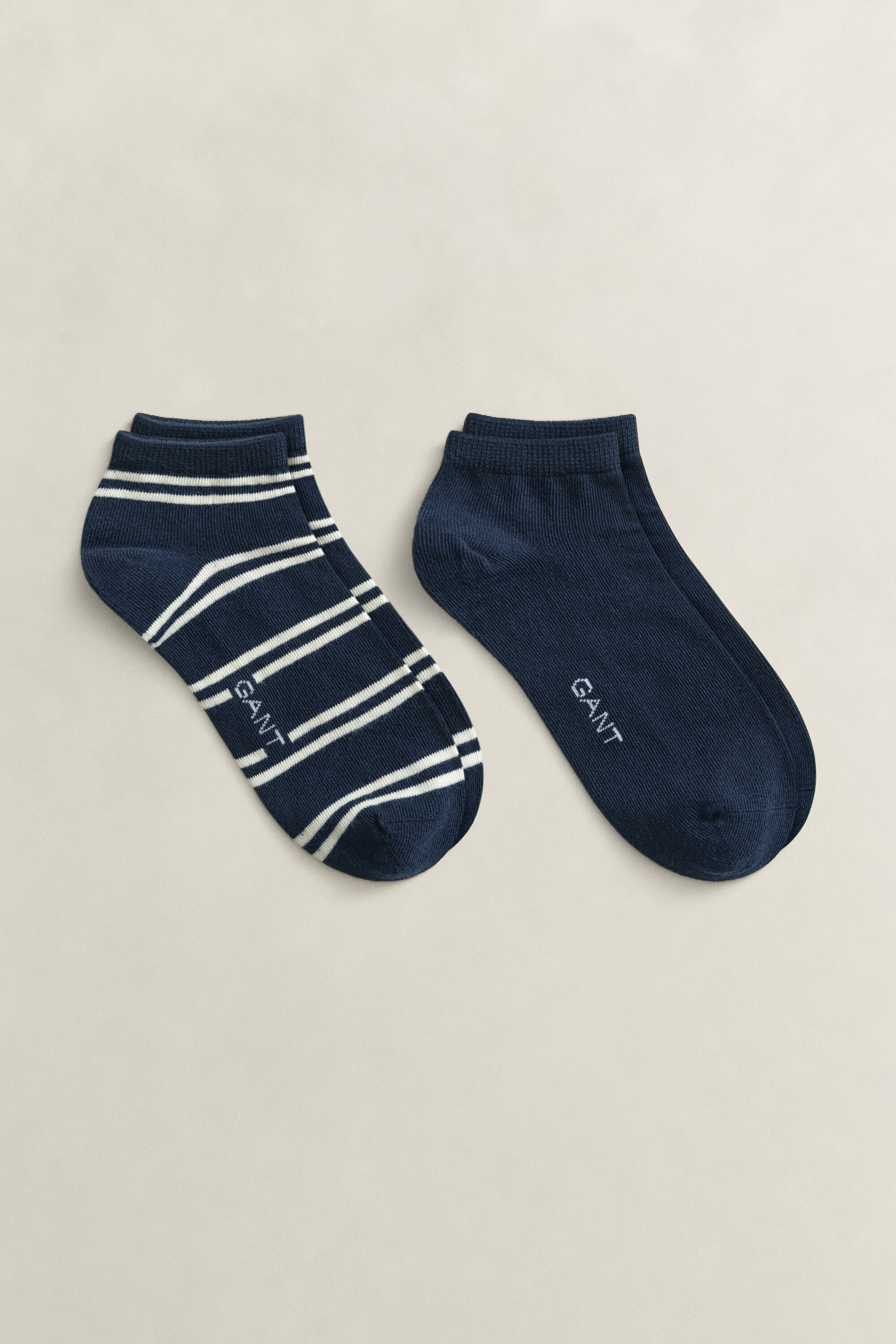 Lot de 2 paires de socquettes à rayures