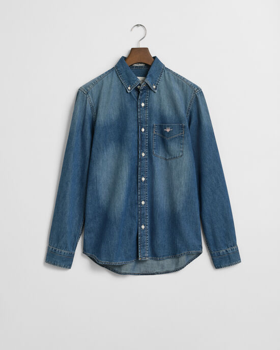 Chemise coupe regular en denim
