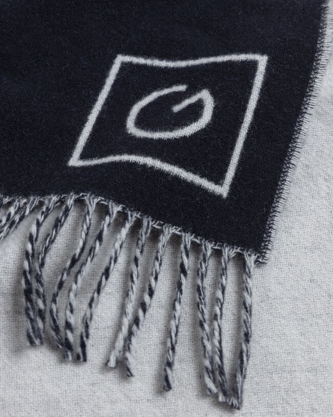 Écharpe en laine double-face