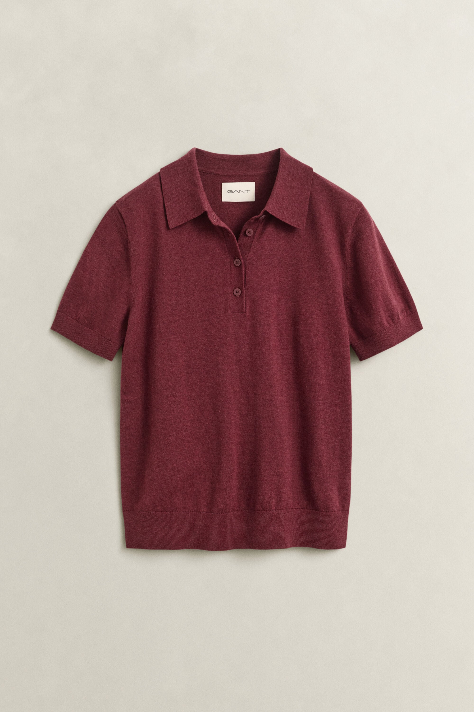 Pull léger façon polo en maille