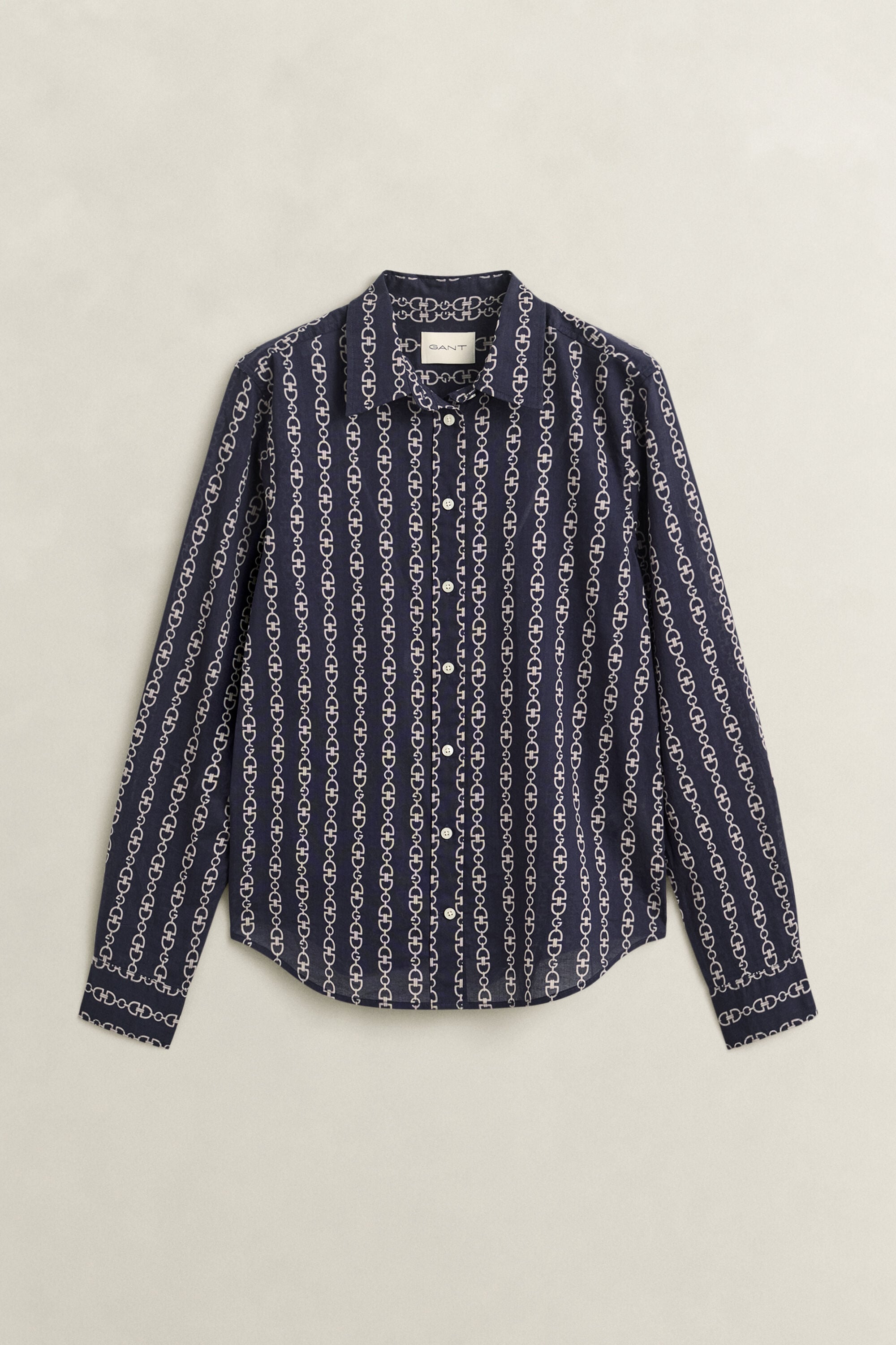 Chemise en voile de coton à motif imprimé