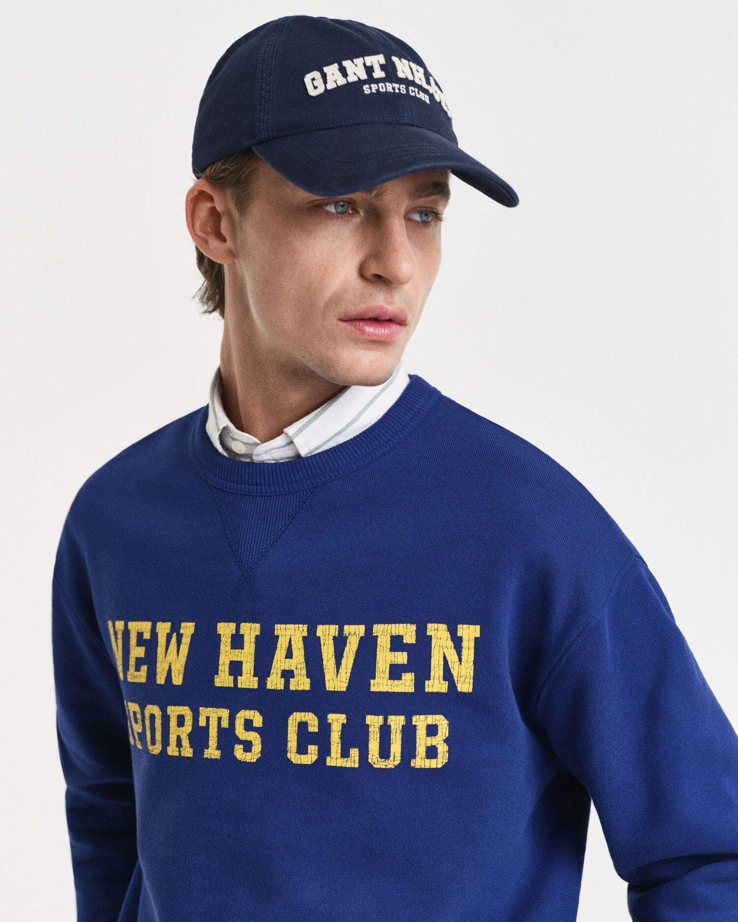 Sweat-shirt col rond avec logo