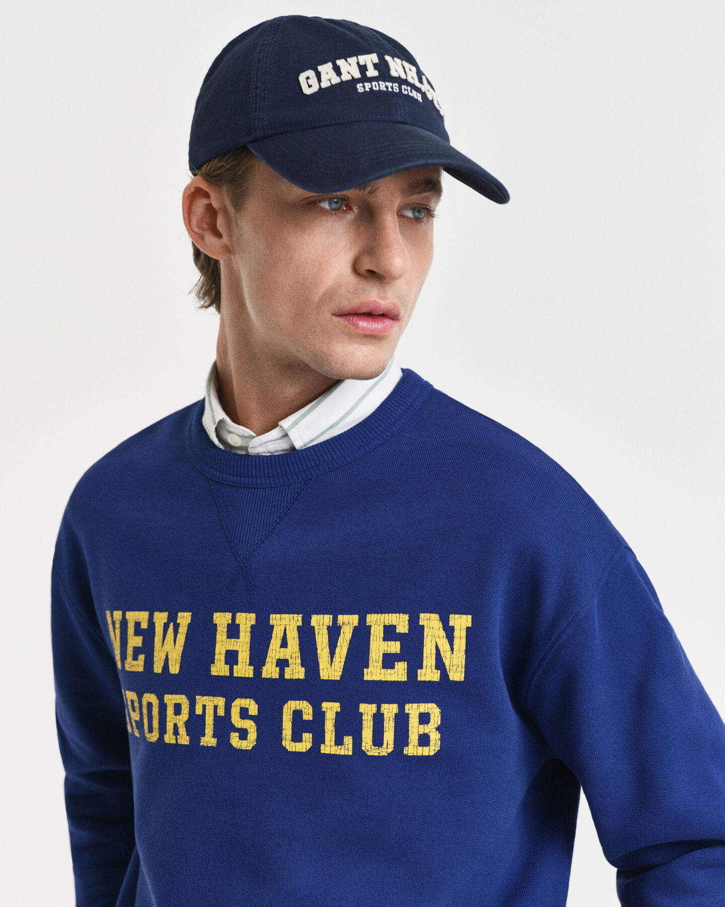 Sweat-shirt col rond avec logo