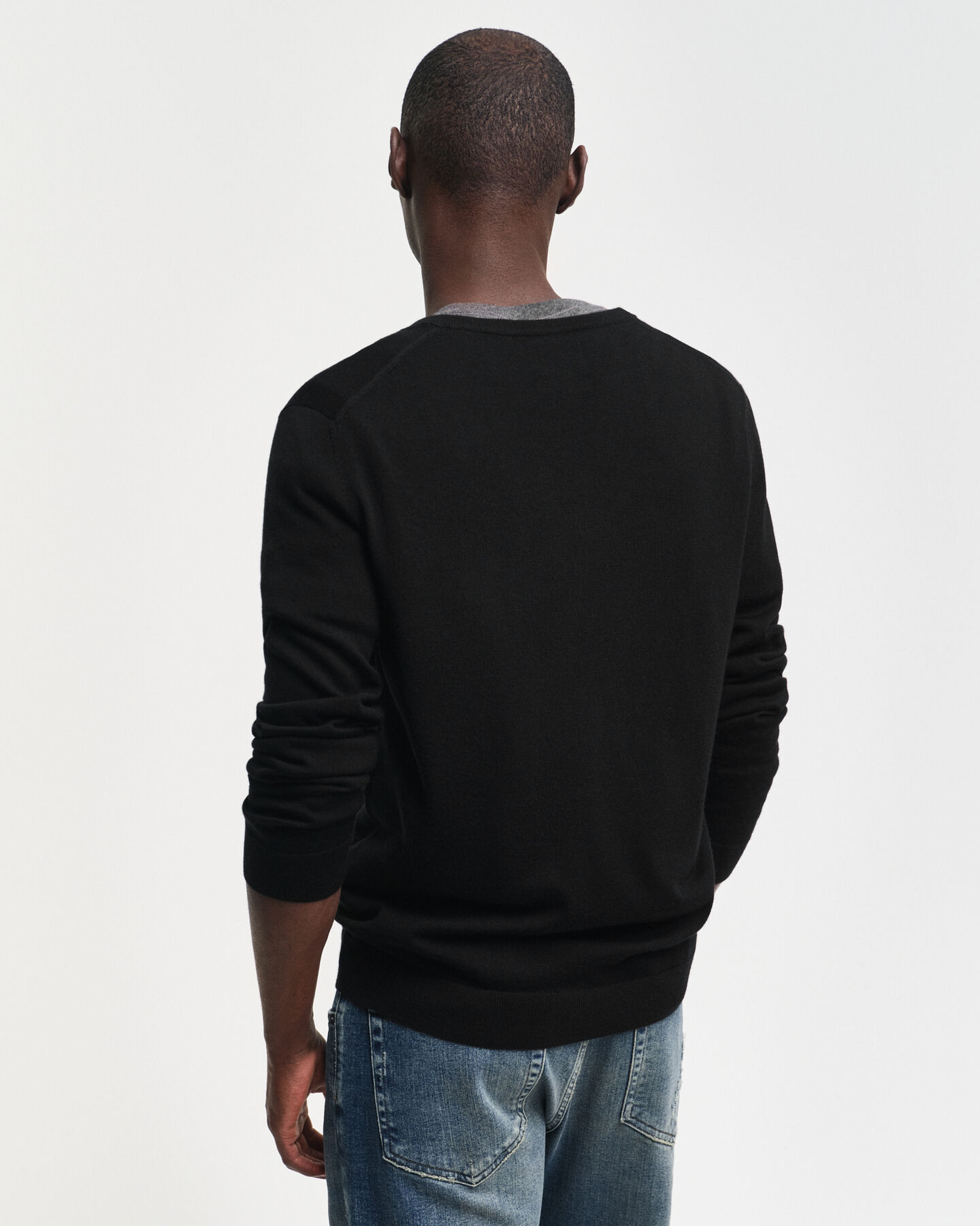 Pull col V en laine mérinos extrafine