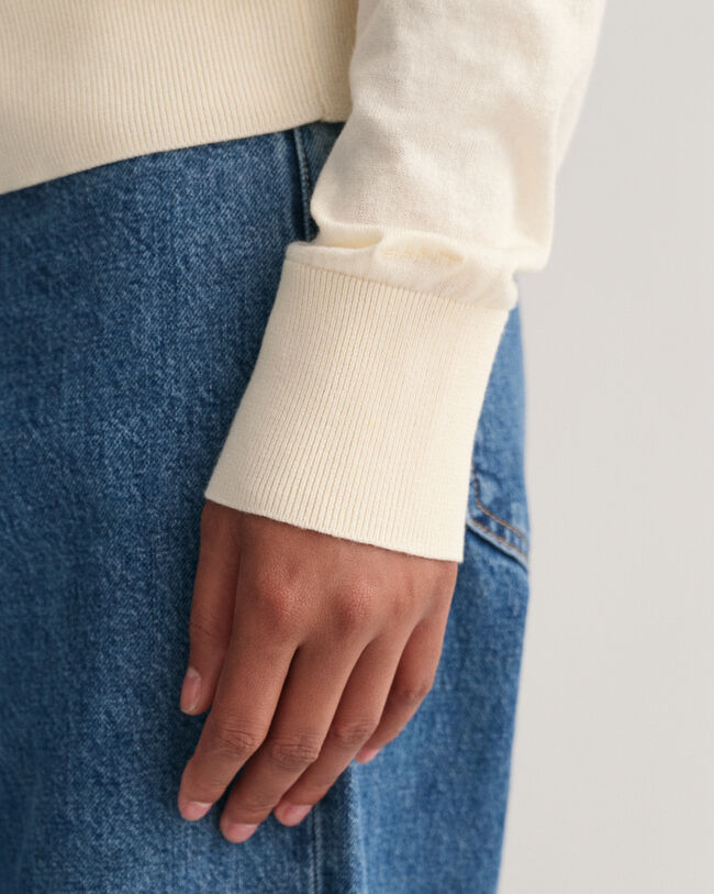 Rugger en maille fine