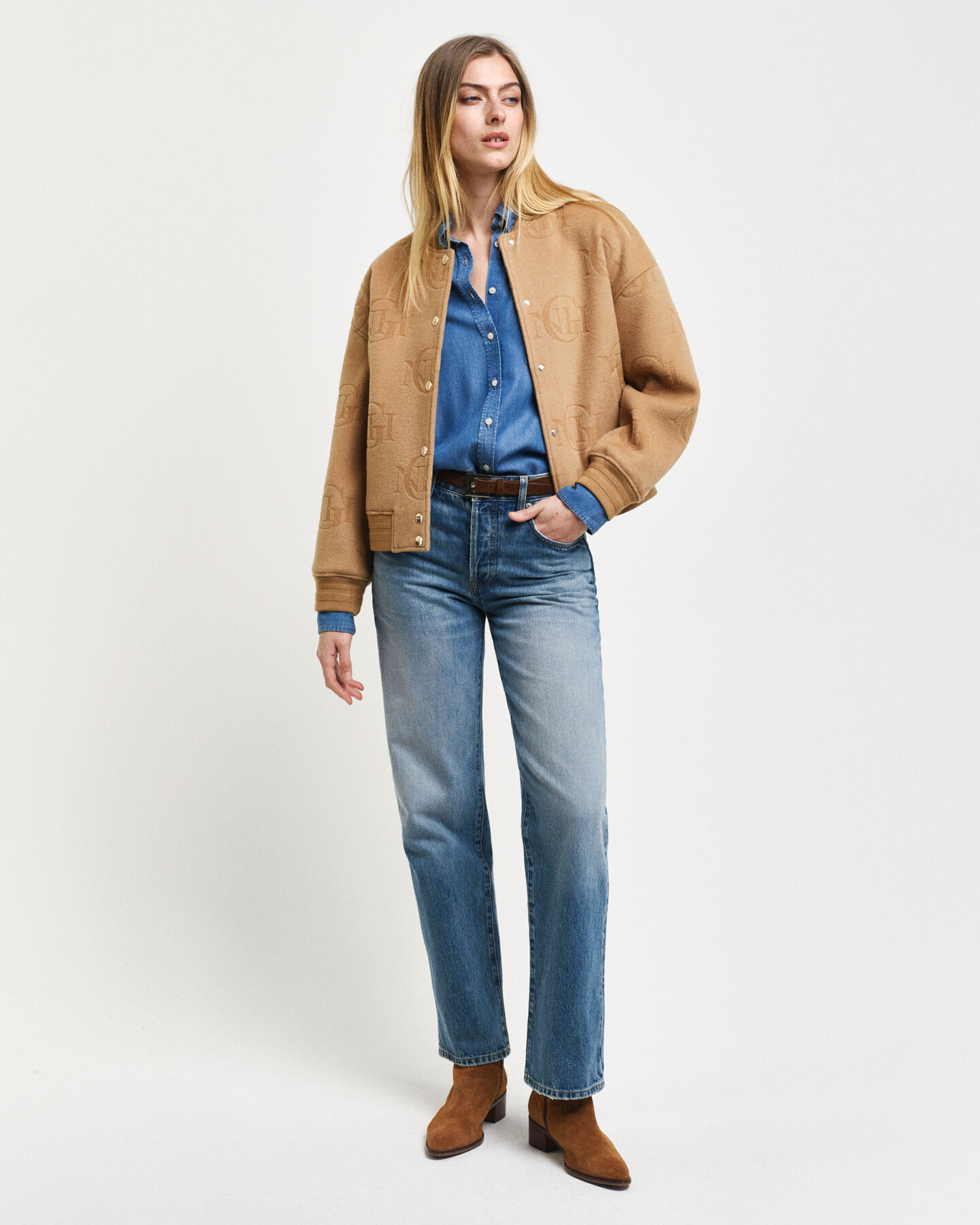 Veste Varsity de GANT Jacquard