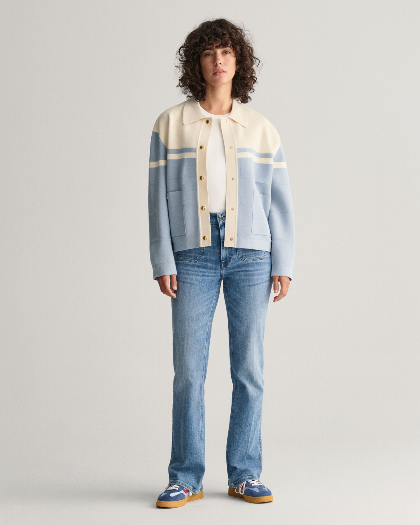 Cardigan Color Blocked