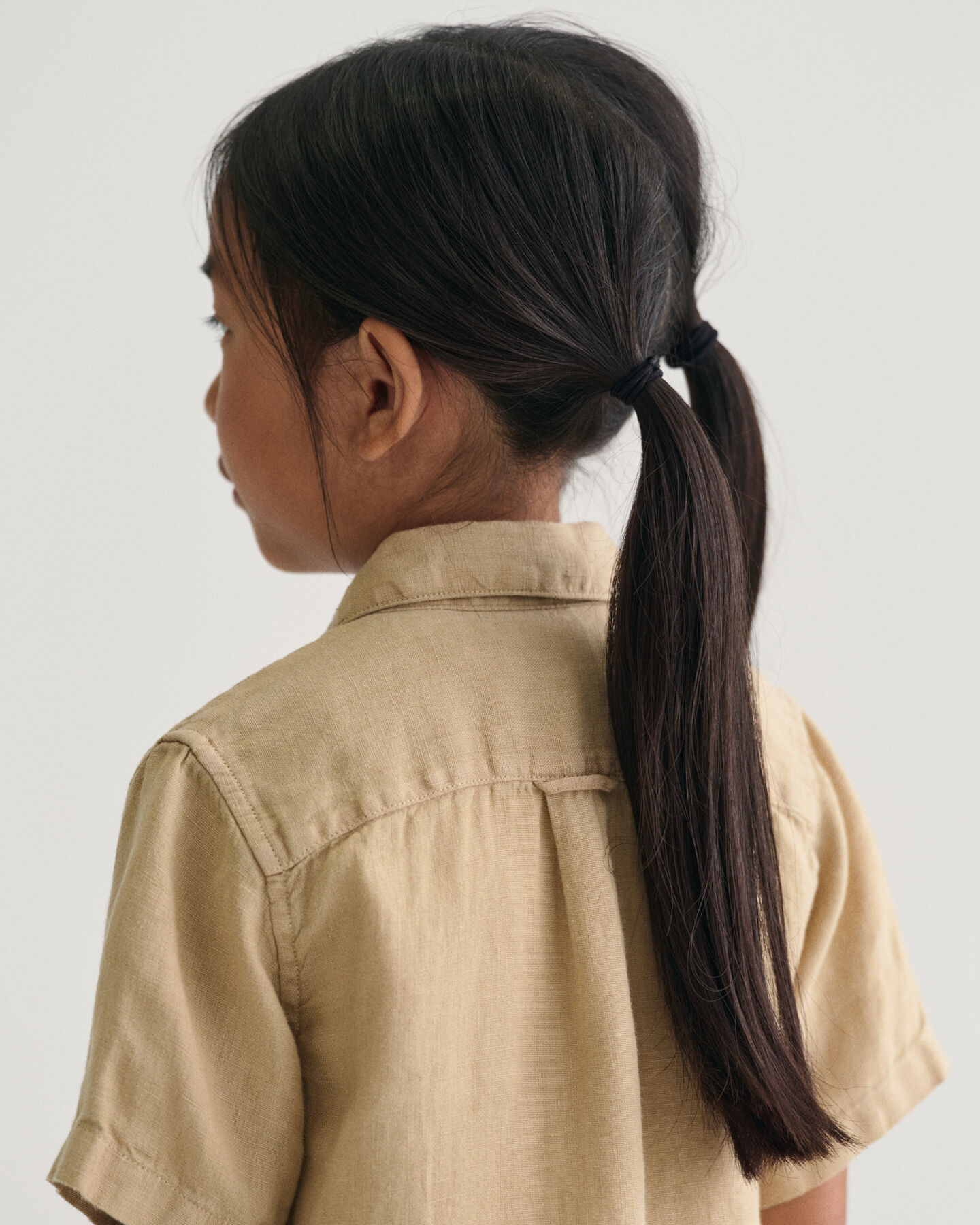 Chemise &agrave; manches courtes en lin Kids