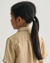 Chemise &agrave; manches courtes en lin Kids