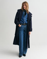 Trench-coat en laine