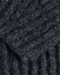 Pull sans manches en maille côtelée