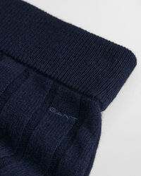 Jupe en laine à côtes larges