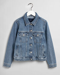Veste en jean indigo