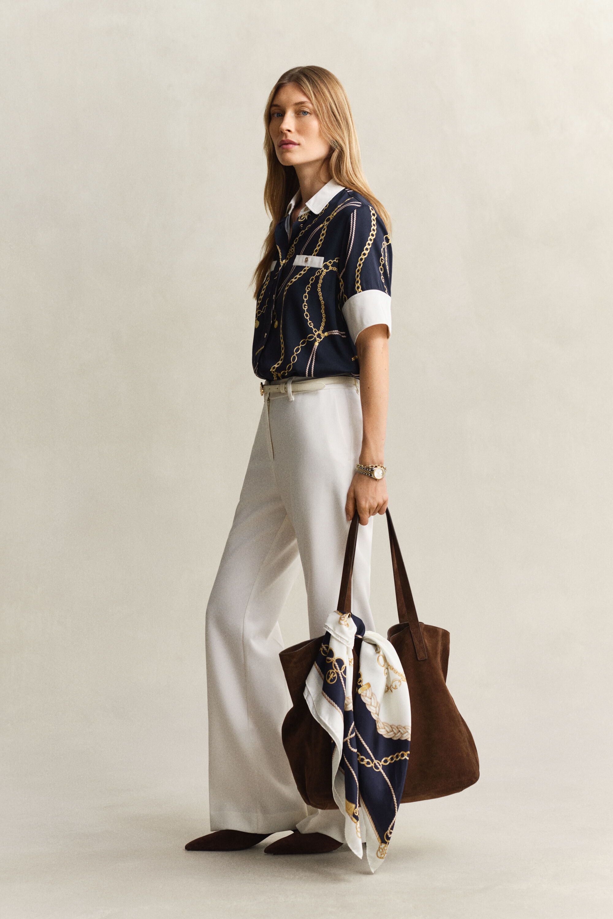 Chemisier de couleurs contrastées