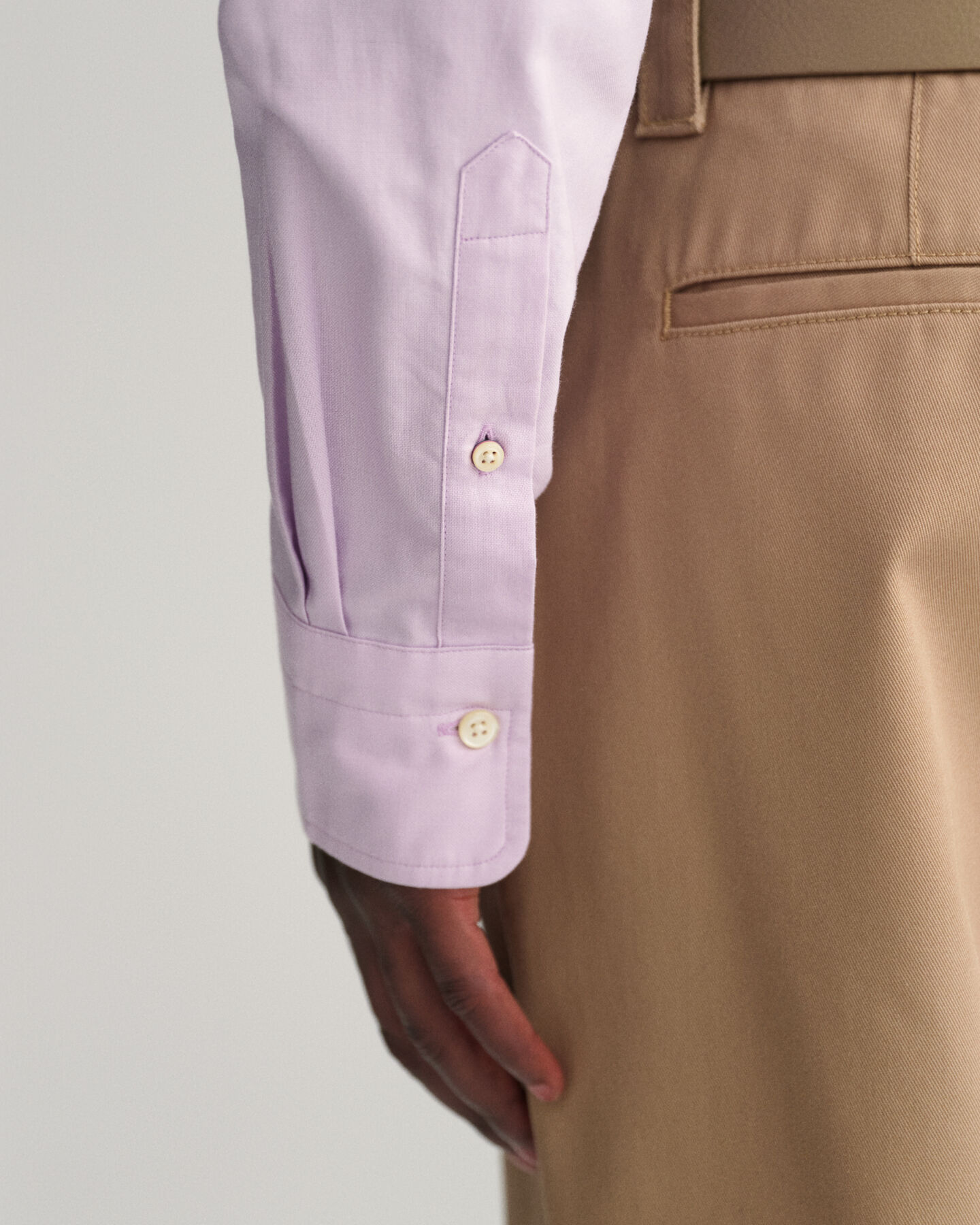 Chemise slim fit en coton Oxford