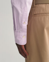 Chemise slim fit en coton Oxford